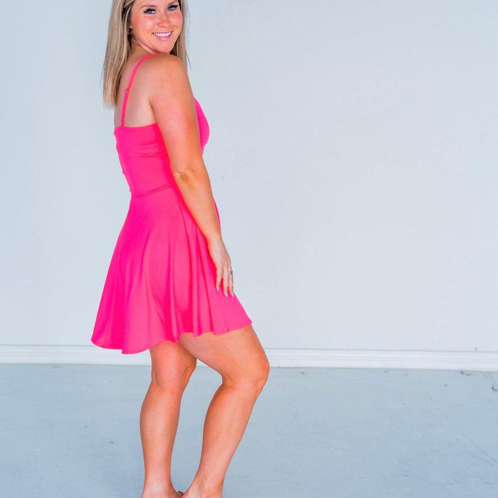 Hot Pink Skort Tennis Dress - Palmer Preston Boutique
