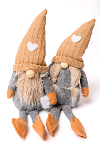 Coffee Lover Gnomes Set of 2 in Beige
