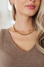 Enlighten Me Gold Plated Chain Necklace