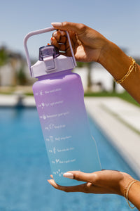 Happy Hydrations Water Bottles Purple